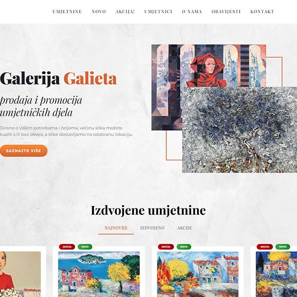 Galieta - Galerija slika i umjetnina