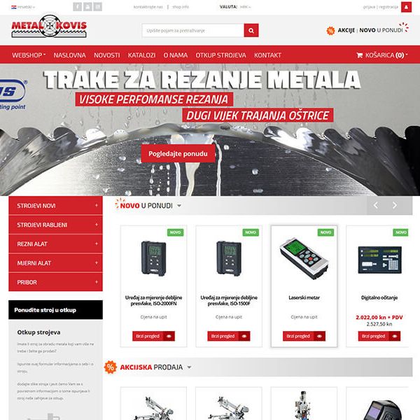 Metal-Kovis - Prodaja novih i rabljenih strojeva i alata za obradu metala