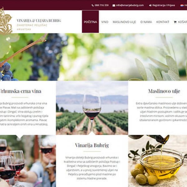 Vinarija i uljara Bubrig, Zakotorac Pelješac Vinarija i uljara Bubrig, Zakotorac Pelješac